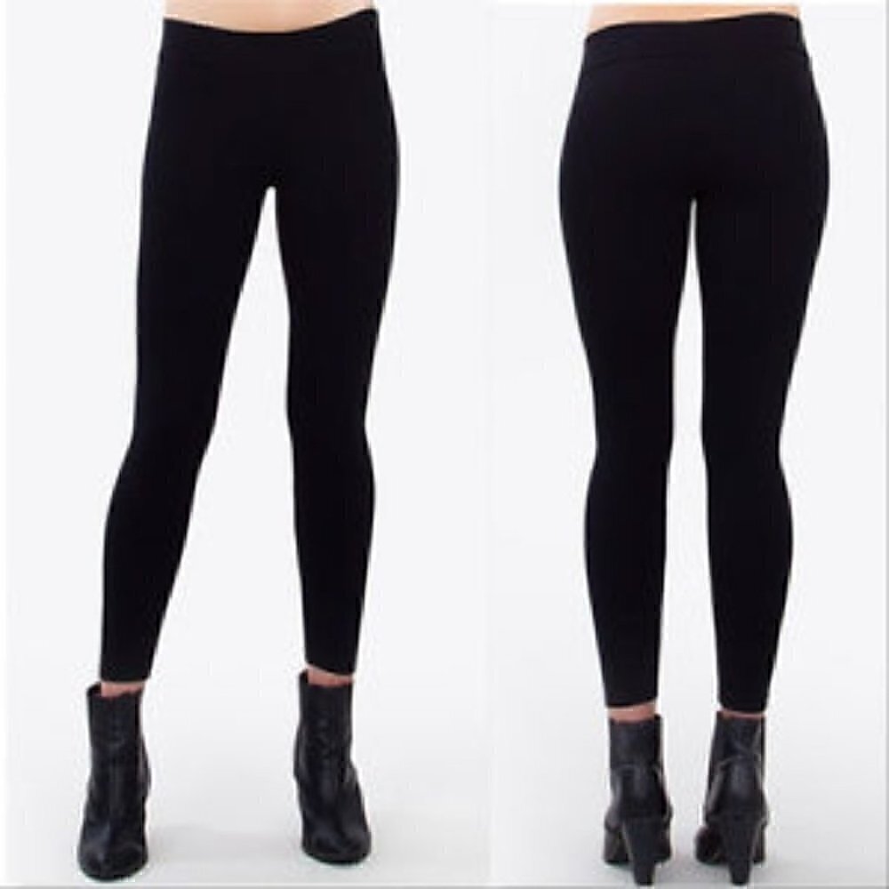 BLACK FLEECE LEGGINGS - Picture 4 of 4